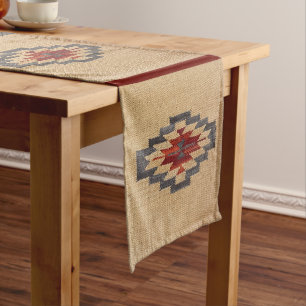 Southwestern Navajo Design Short Table Runner