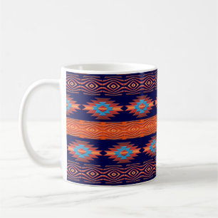 Southwestern navajo ethnic tribal pattern. coffee mug