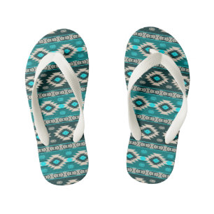 Southwestern navajo ethnic tribal pattern. kid's thongs