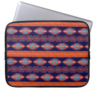 Southwestern navajo ethnic tribal pattern. laptop sleeve