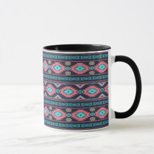 Southwestern navajo ethnic tribal pattern. mug