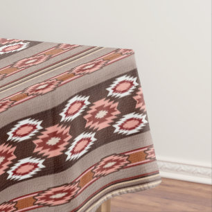 Southwestern navajo ethnic tribal pattern. tablecloth