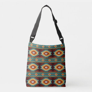 Southwestern navajo tribal pattern crossbody bag
