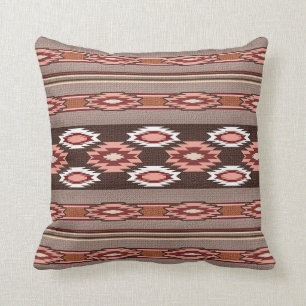 Southwestern navajo tribal pattern cushion
