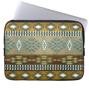 Southwestern navajo tribal pattern laptop sleeve