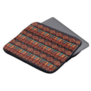 Southwestern navajo tribal pattern laptop sleeve