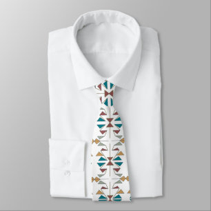 Southwestern Oblique Triangle Design Pattern Tie