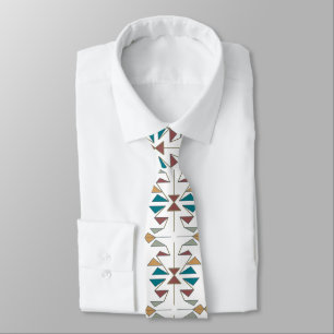 Southwestern Oblique Triangle Design Tie
