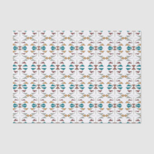 Southwestern Oblique Triangle Pattern Design Tissue Paper