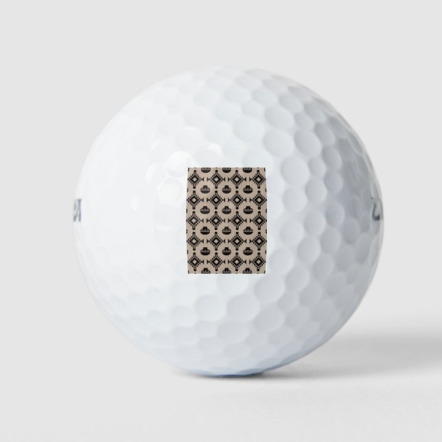 Southwestern Pattern 4 Golf Balls (Front)