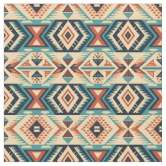 Southwestern Pattern-Bold Tribal Geometric Fabric