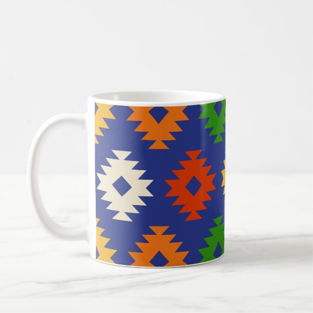 Southwestern Pattern Coffee Mug (Left)