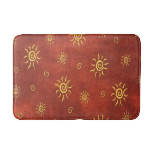 Southwestern pattern fun medium bathmat