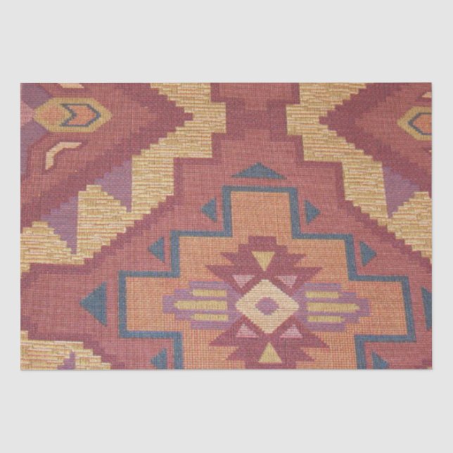Southwestern pattern fun tissue paper (Front)