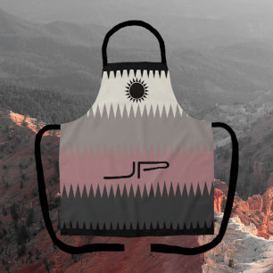  Southwestern Restaurant Style Monogram Apron