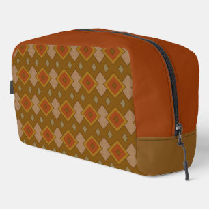 Southwestern Rustic Diamond Pattern Dopp Kit