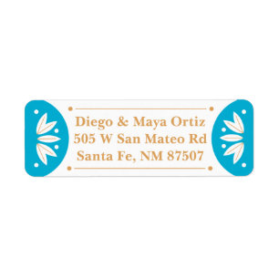 Southwestern Santa Fe Address Labels