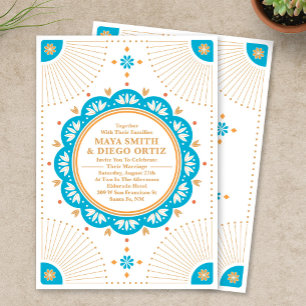 Southwestern Santa Fe Wedding Invitation