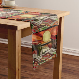 Southwestern Skies Abstract Art Medium Table Runner