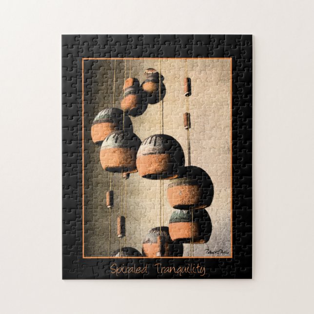 Southwestern Spiralled Clay Wind Chimes Still Life Jigsaw Puzzle (Vertical)