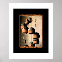 Southwestern Still Life Wind Chimes Earth Tones