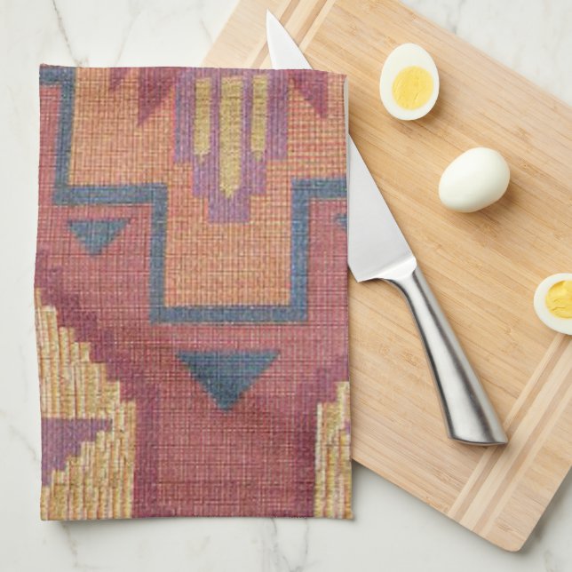 Southwestern Style kitchen towel (Quarter Fold)