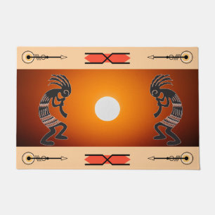Southwestern Sun Kokopelli Doormat