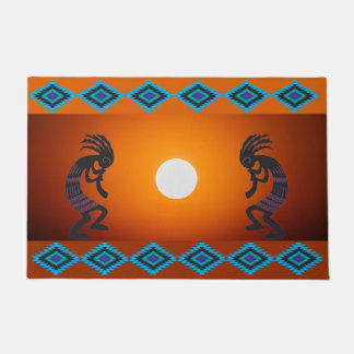 Southwestern Sun Kokopelli Doormat