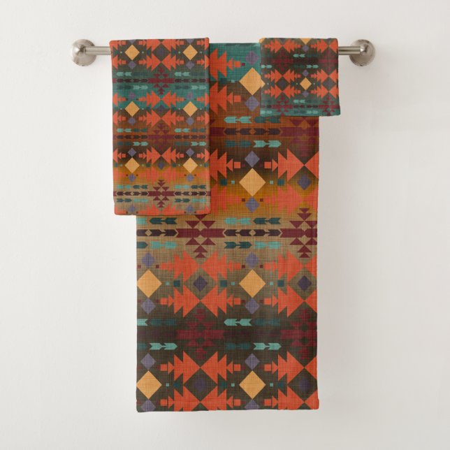 Southwestern Sunset | Beautiful Bath Towel Set (Insitu)