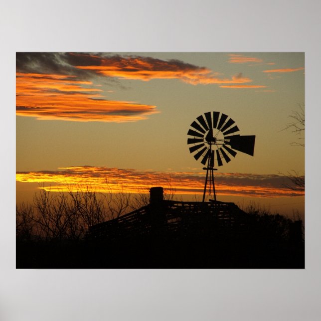 southwestern sunset poster (Front)