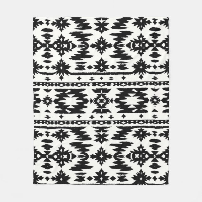 Southwestern Sway Fleece Blanket (Front)