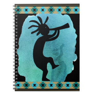 Southwestern Teal Journal Kokopelli