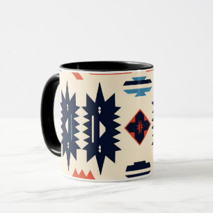 Southwestern Tribal Aztec Geometric Boho Mug