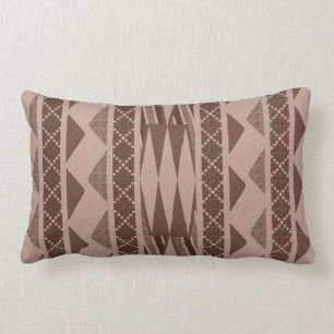 Southwestern Tribal Aztec Pattern Lumbar Cushion