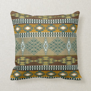 Southwestern tribal pattern cushion