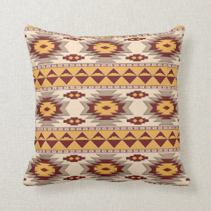 Southwestern tribal pattern cushion