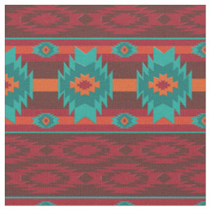 Southwestern tribal pattern fabric