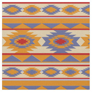Southwestern tribal pattern fabric