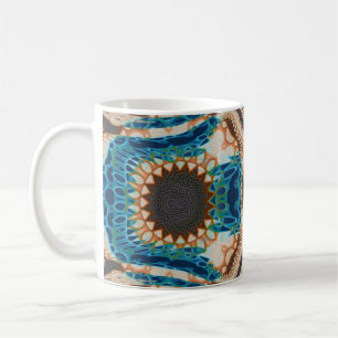 Southwestern Turquoise Native Pattern Coffee Mug