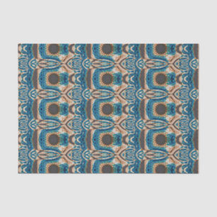 Southwestern Turquoise Native Pattern Tissue Paper