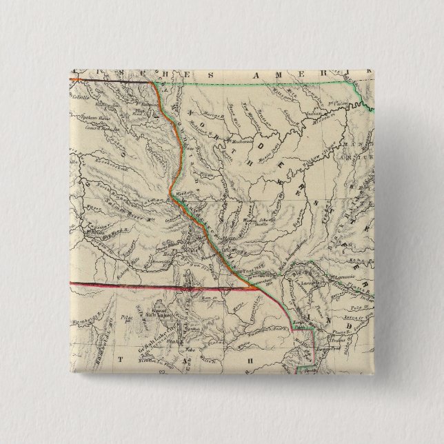 Southwestern United States 15 Cm Square Badge (Front)