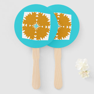 Southwestern Vibes Multi-Colour Pattern Hand Fan
