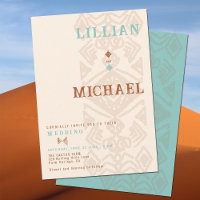 Southwestern Weave Desert Western Aztec Wedding