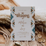 Southwestern Wedding Invitation<br><div class="desc">Southwestern Wedding Invitation
Ready to be personalised by you!</div>