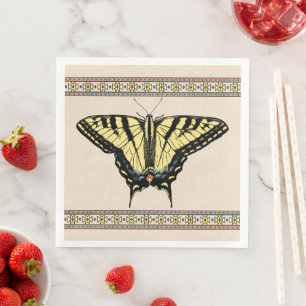 Southwestern Yellow Swallowtail Butterfly   Napkin