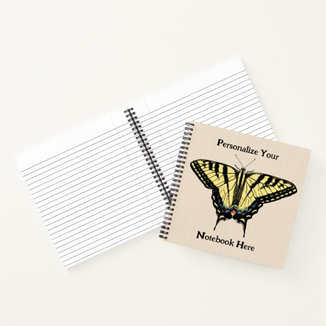 Southwestern Yellow Swallowtail Butterfly   Notebook (Inside)