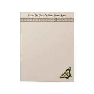 Southwestern Yellow Swallowtail Butterfly   Notepad