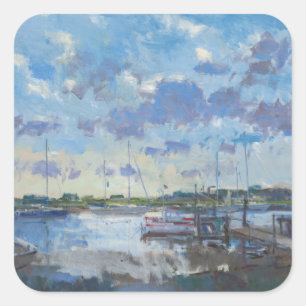 Southwold Evening 2012 Square Sticker