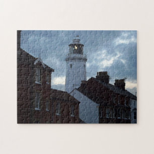 Southwold Lighthouse at Dusk Jigsaw Puzzle