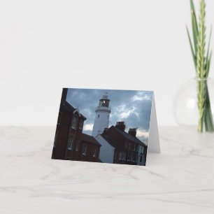Southwold Lighthouse at Night Card
